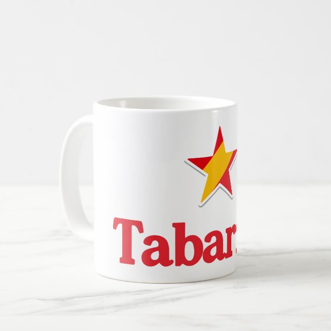 Sterne Spaniens – Tabarnia Kaffeetasse (Vorderseite Links)