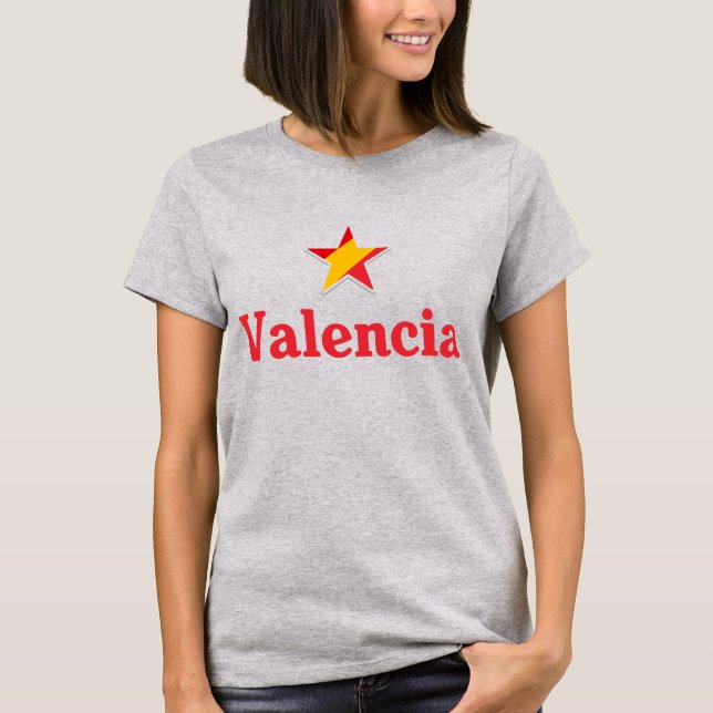 Sterne Spaniens – Valencia T-Shirt (Vorderseite)