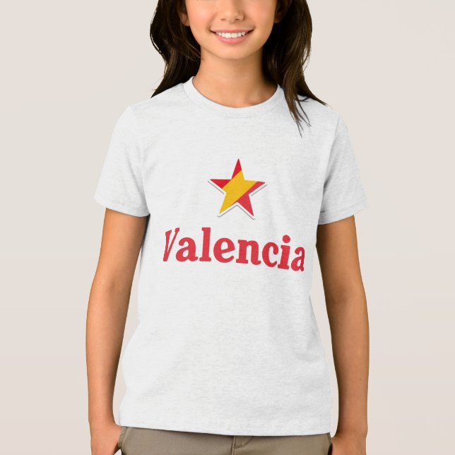 Sterne Spaniens – Valencia Tri-Blend Shirt (Vorderseite)