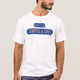 Sterne, Streifen & Chill – Kühnes USA-Patriotische T-Shirt