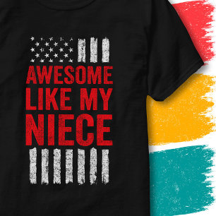 Sterne Streifen Flagge Zitat Großartig Wie Meine N T-Shirt