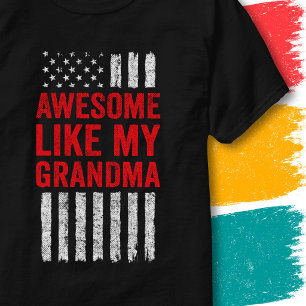 Sterne Streifen Flagge Zitat Großartig Wie Meine O T-Shirt