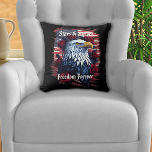 Sterne Streifen Freiheit für immer Eagle American  Kissen