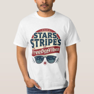 Sterne, Streifen und Freiheit T-Shirt