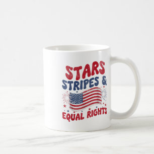 Sterne Streifen Und Gleiche Rechte 4. Juli Kaffeetasse