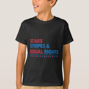 Sterne Streifen Und Gleiche Rechte Frauenrechte 4. T-Shirt