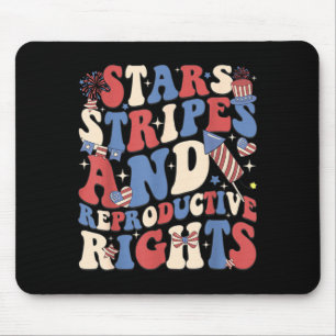 Sterne Streifen und reproduktive Rechte Unabhängig Mousepad