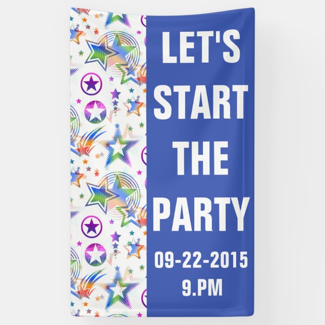 Sterne Tattoos Muster gefärbt + Ihre Ideen Banner (Vertikal)