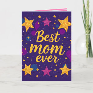 Sterne Trendige Luxus-Geschenkekollektion Karte