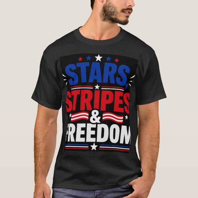 Sterne Trips & Freiheit T-Shirt (Vorderseite)