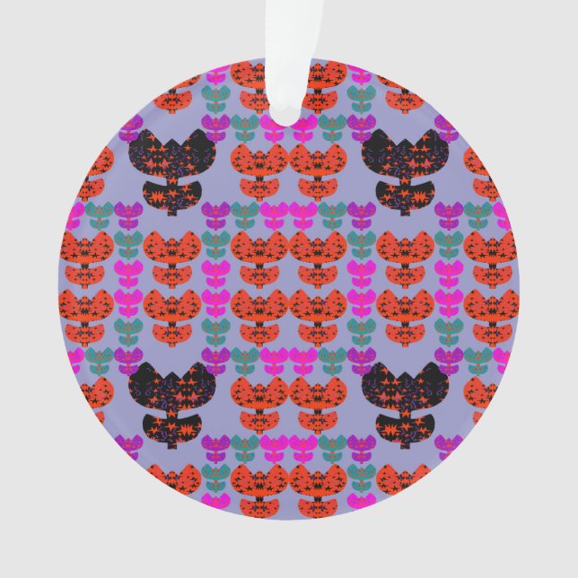Sterne Tulpen Ornament (Vorderseite)