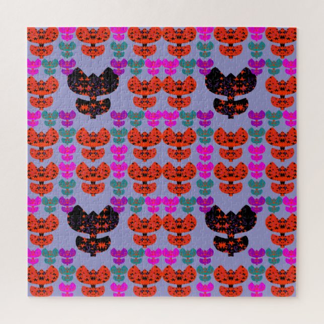 Sterne Tulpen Puzzle (Vertikal)