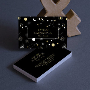Sterne u. Galaxie-Raum Visitenkarte