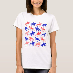 Sterne u. Streifen USADressage T-Shirt