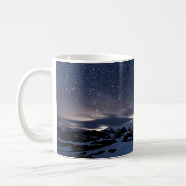 Sterne und Berge Kaffeetasse (Links)
