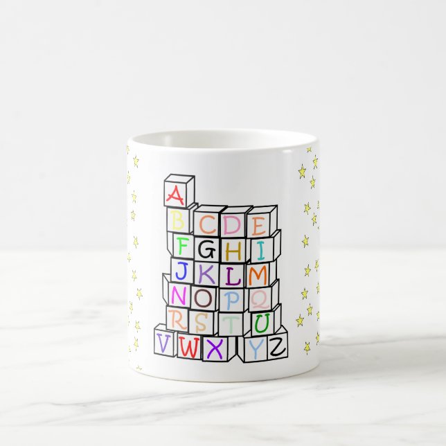 Sterne und Blöcke! Kaffeetasse (Mittel)