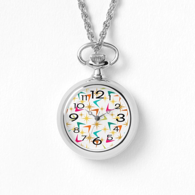 Sterne und Boomerangs Armbanduhr (Vorderseite)