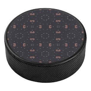 Sterne und einzigartiges Raumschiff Eishockey Puck