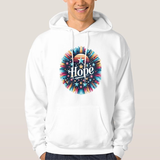 Sterne und Hoffnung Hoodie (Vorderseite)