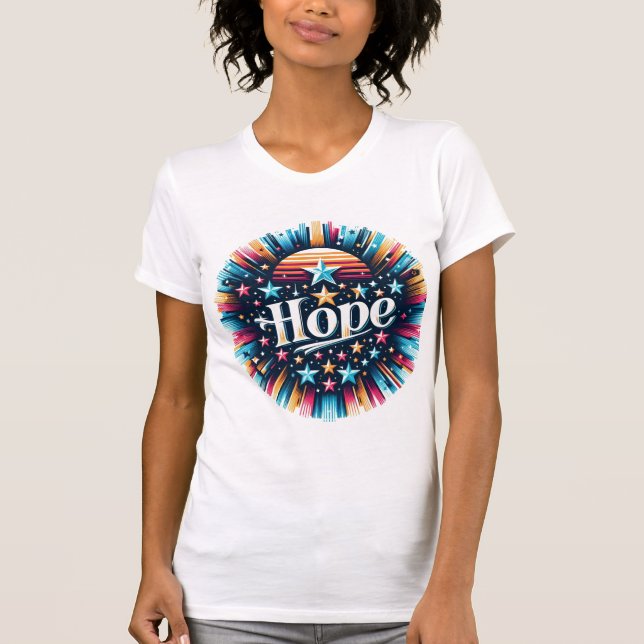 Sterne und Hoffnung T-Shirt (Vorderseite)