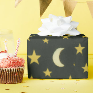 Sterne und Monde Geschenkpapier