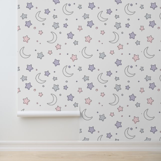 Sterne und Monde Tapete (Anwendung)