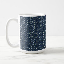 Sterne- und Mondmuster Kaffeetasse