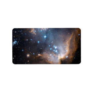 Sterne und Nebulae Adressaufkleber
