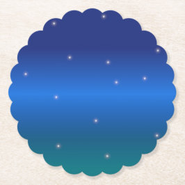 Sterne und Night Sky Winter Magie Untersetzer