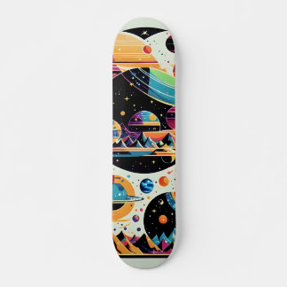 Sterne und Planeten Skateboard