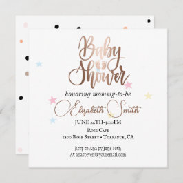 Sterne und Punkte für Ihre Einladung an die Prinze