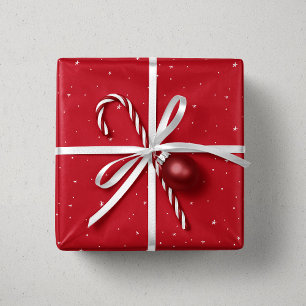 Sterne und Punkte niedliche Weihnachtsfeier Geschenkpapier