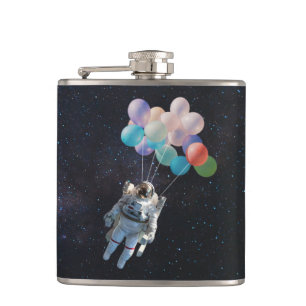 Sterne und Raumsonden Flachmann