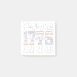 Sterne und Streifen 1776 Amerika USA Jubiläum Post-it Klebezettel