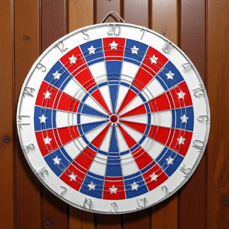 Sterne und Streifen Dartscheibe