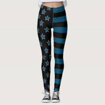 Sterne und Streifen Leggings
