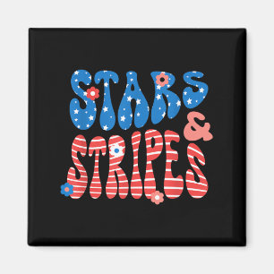 Sterne und Streifen Unabhängigkeitstag Patriotisch Magnet