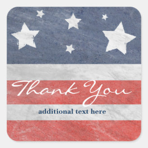 Sterne und Streifen USA Party Favor Sticker 4. Jul