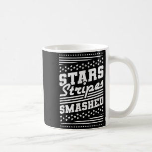 Sterne und Streifen zerschmettern den Unabhängigke Kaffeetasse