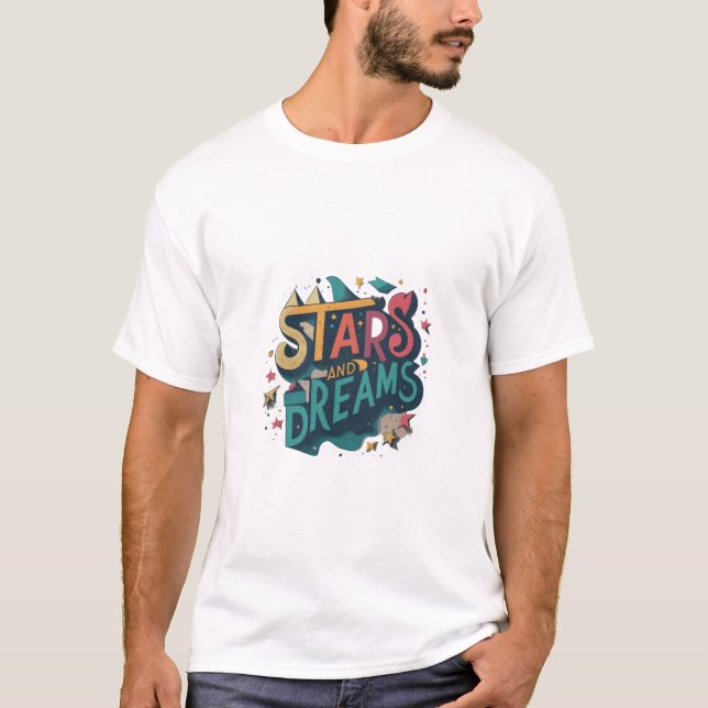 Sterne und Träume T-Shirt (Vorderseite)