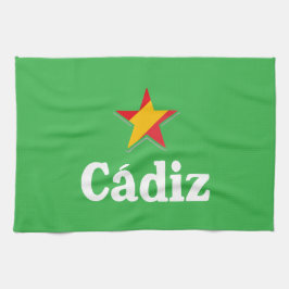 Sterne von Spanien - Cadiz Geschirrtuch