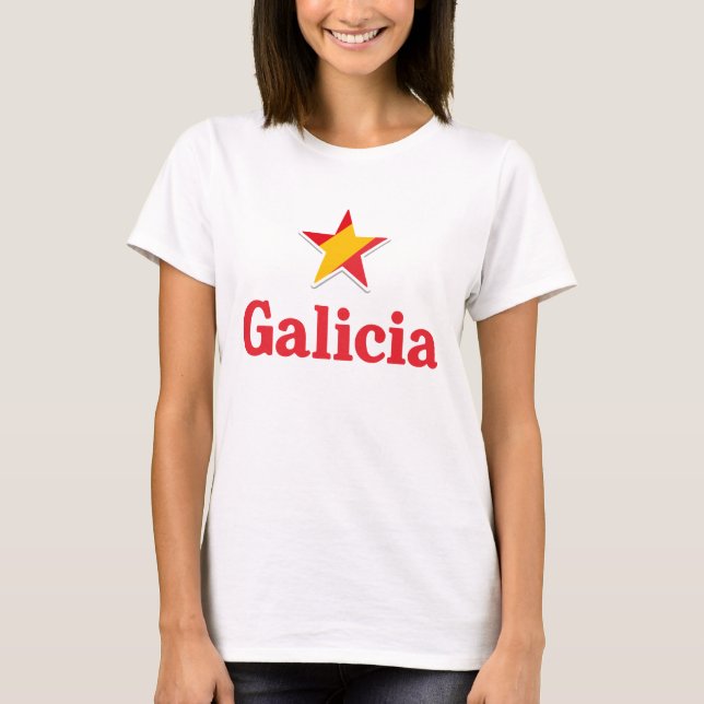 Sterne von Spanien - Galicien T-Shirt (Vorderseite)