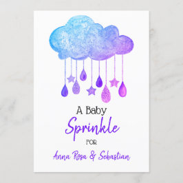 *~* Sterne Wolkenkratzer Sprinkle Dusche Einladung