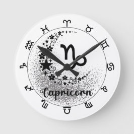 Sterne Zeit! Finde deine magische Zodiakuhr! Runde Wanduhr