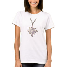 Sternen-Charm-T-Shirt | Eleganter Himmelsschmuck
