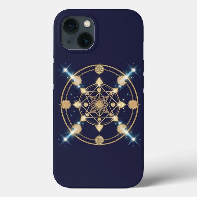 Sternen-Geometrie – Der Code der Unendlichkeit Case-Mate iPhone Hülle (Rückseite)