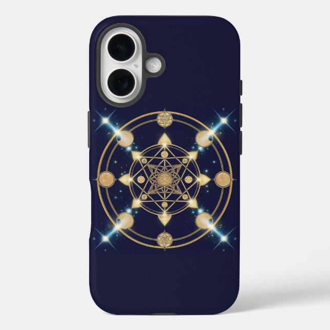 Sternen-Geometrie – Der Code der Unendlichkeit Case-Mate iPhone Hülle (Rückseite)