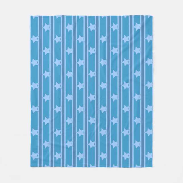Sternen gestreift fleecedecke (Vorderseite)