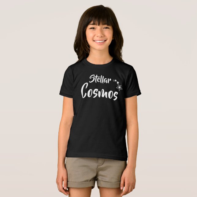 Sternen-Kosmos-T-Shirt Tri-Blend Shirt (Vorderseite Voll)