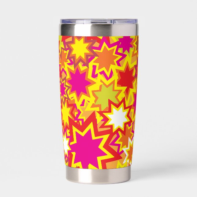 Sternen-Power-Becher Thermobecher (Vorderseite)